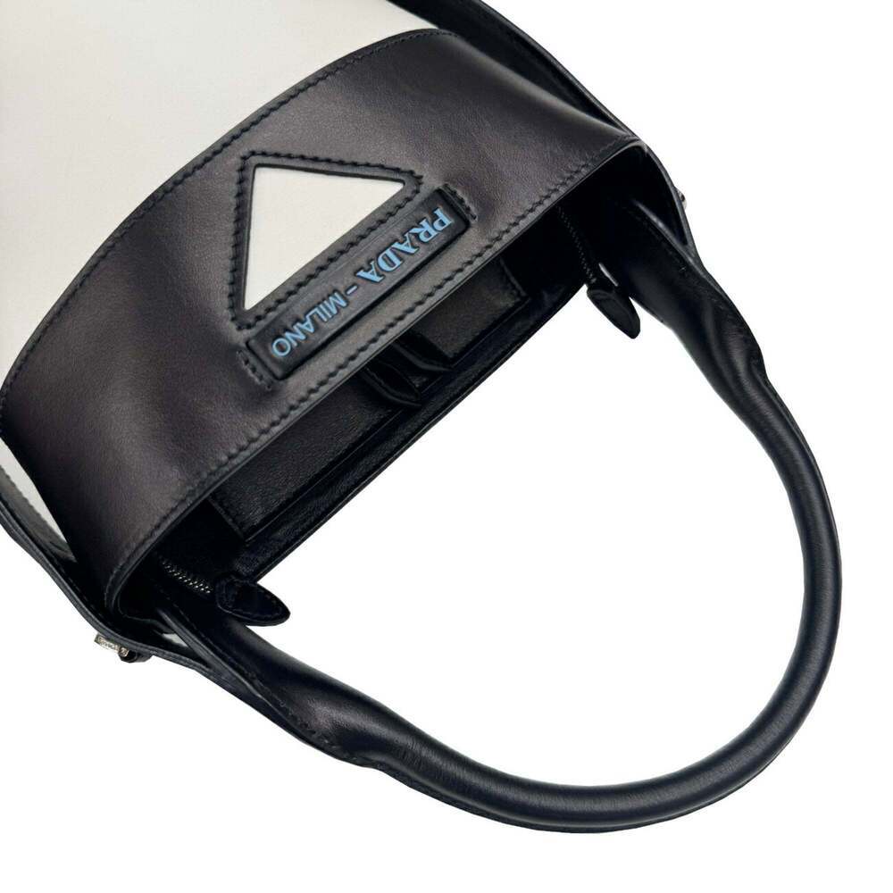 PRADA Black Leather Shoulder Bag - Picture 10 of 13